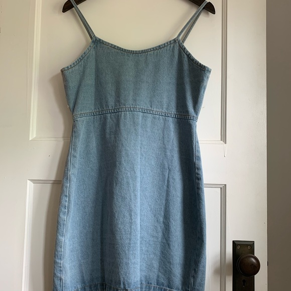 Nasty Gal Denim Mini Dress - Picture 2 of 3